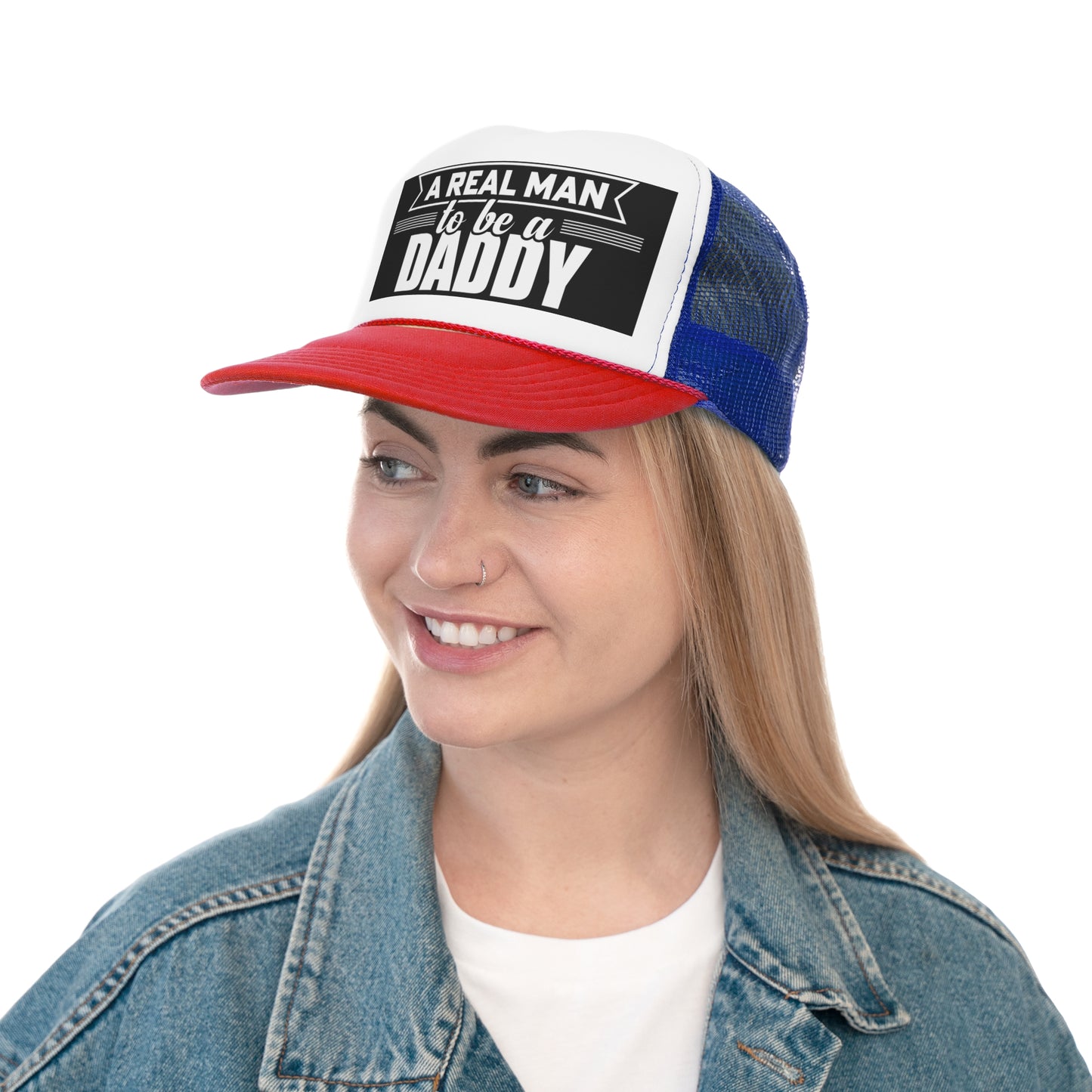 Trucker Caps - Real man to be a Daddy